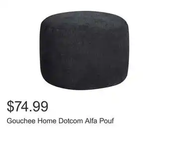 Costco Gouchee home dotcom alfa pouf offer
