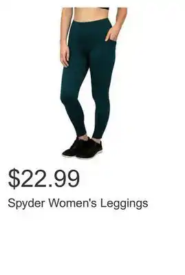 Costco Spyder women's leggings offer