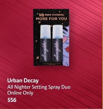 Sephora All nighter setting spray duo offer