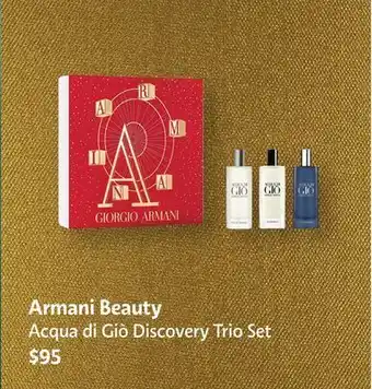 Sephora Acqua di giò discovery trio set offer