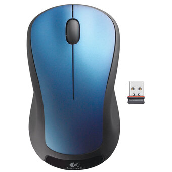 Best Buy Logitech m310 wireless ambidextrous mouse - peacock blue offer