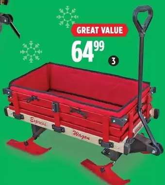 Canadian Tire Cushion for convertible wagon/sleigh offer