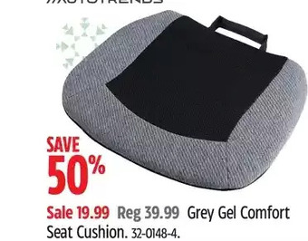 Canadian Tire Grey gel comfort seat cushion offer