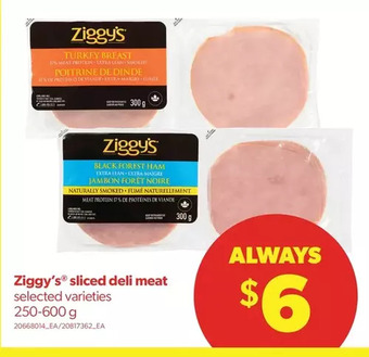 Real Canadian Superstore Ziggy's sliced deli meat offer
