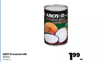 Real Canadian Superstore Aroy-d coconut milk offer