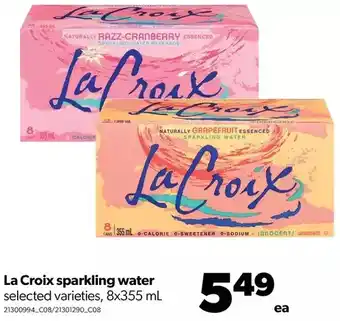 Real Canadian Superstore La croix sparkling water offer