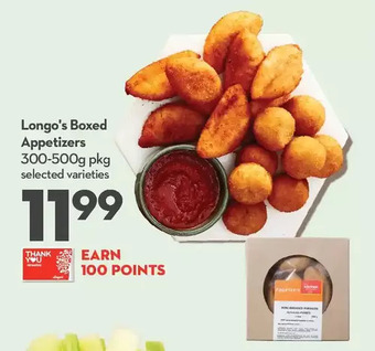Longo's Longo's boxed appetizers offer