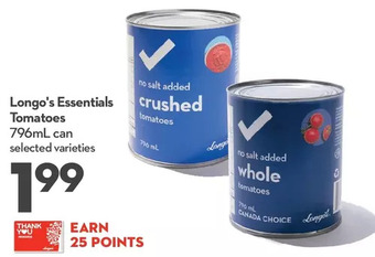 Longo's Longo's essentials tomatoes offer
