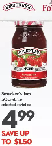 Longo's Smucker's jam offer
