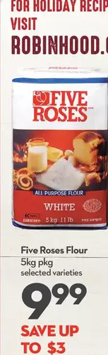 Longo's Five roses flour offer