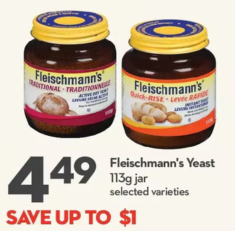 Longo's Fleischmann's yeast offer