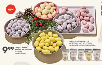 Longo's Longo's candied almonds and pistachios offer