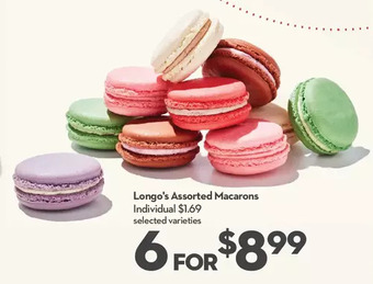 Longo's Longo's macarons offer