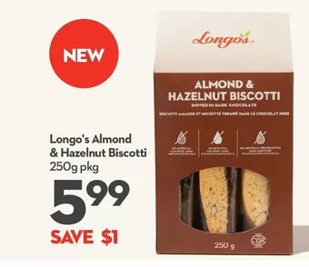Longo's Longo's almond & hazelnut biscotti offer