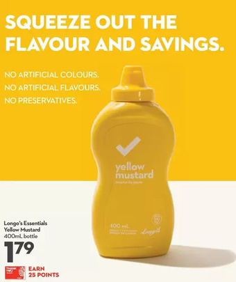 Longo's Longo's essentials yellow mustard offer