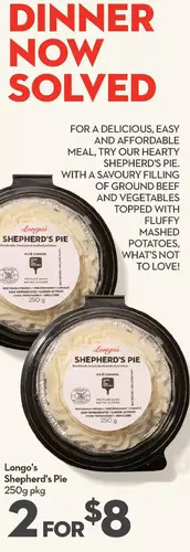Longo's Longo's shepherd's pie offer