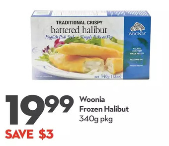 Longo's Woonia frozen halibut offer