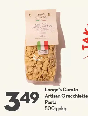Longo's Longo's curato artisan orecchiette pasta offer