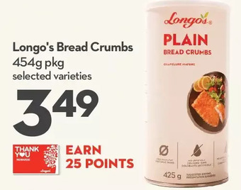 Longo's Longo's bread crumbs offer