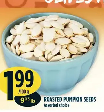 Marché Adonis Roasted pumpkin seeds offer