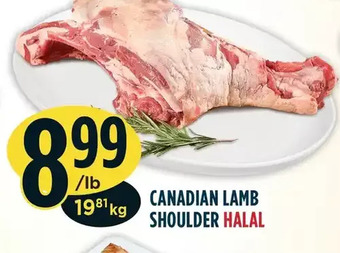 Marché Adonis Canadian lamb shoulder offer