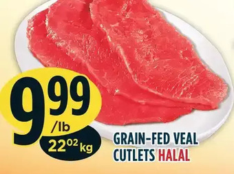 Marché Adonis Grain-fed veal cutlets offer