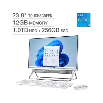 Best Buy Open box - dell inspiron 23.8" 5400 all-in-one touchscreen desktop - 11th gen intel core i5-1135g7 - 1080p - windows 11 - 12 offer