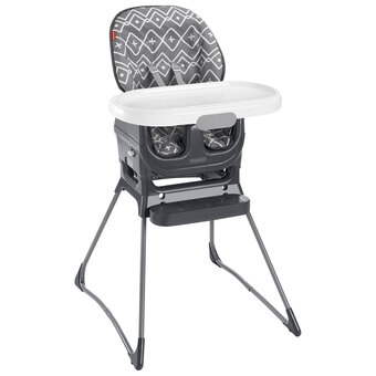 Best Buy Fisher-price deluxe high chair with tray - grey/white offer