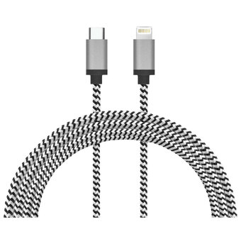 Best Buy Lbt 3m (10 ft.) lightning to usb-c cable - black/white offer