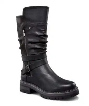 Women's ava slouch tall boots - black