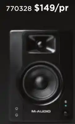 Long & McQuade M-audio bx3bt 3.5'' bluetooth multimedia reference monitors (pair) offer