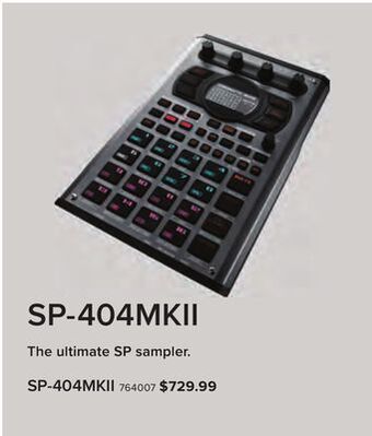 Long & McQuade Roland sp-404mkii creative sampler and effector offer