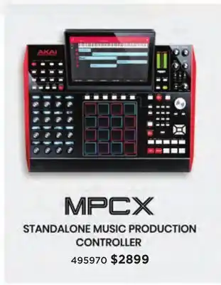 Long & McQuade Mpc x standalone music production system with 10.1'' multi-touch display offer