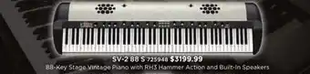 Long & McQuade Korg sv-2s stage vintage piano with speakers, 88-key - ivory offer