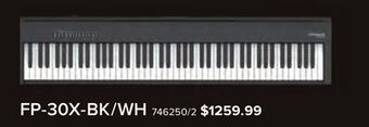 Long & McQuade Roland fp-30x weighted key digital piano - black offer