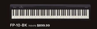 Long & McQuade Roland fp-10 portable digital piano w/speakers - black offer