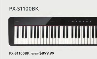 Long & McQuade Casio privia px-s1100 88-key digital piano - black offer