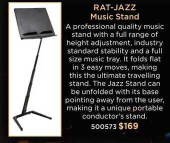 Long & McQuade Rat stands the jazz stand offer