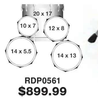 Long & McQuade Yamaha rydeen 5-piece drum kit offer