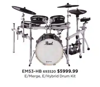 Long & McQuade Pearl e/merge electronic hybrid drum kit offer