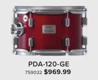 Long & McQuade Pda120 v-drums acoustic design 12'' tom pad - gloss ebony offer