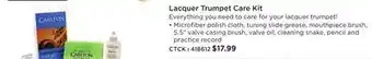 Long & McQuade Carlton lacquer trumpet care kit offer