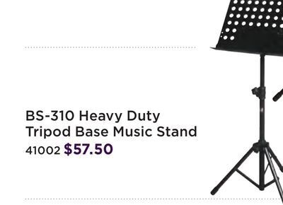 Long & McQuade Deluxe large book size music stand offer