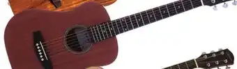 Long & McQuade Denver 3/4-scale travel guitar - brown offer