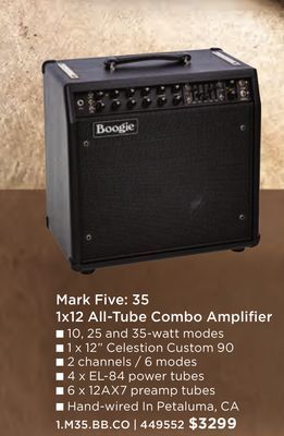 Long & McQuade Mesa boogie mark five: 35 1x12 combo offer