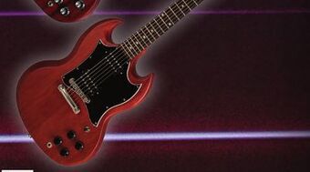 Long & McQuade Gibson sg tribute - vintage cherry satin offer
