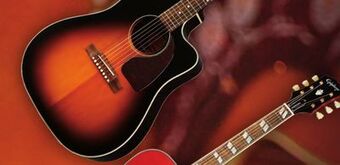 Long & McQuade Epiphone inspired by gibson masterbilt j-45 ec cutaway - vintageburst offer