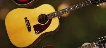 Long & McQuade Epiphone usa texan - antique natural offer