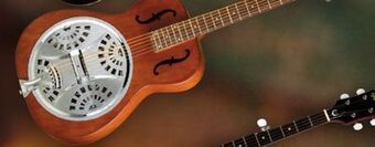 Long & McQuade Epiphone hound dog dobro - round neck offer