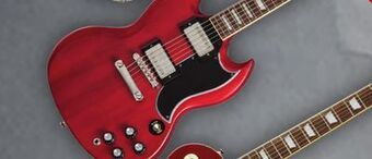 Long & McQuade Epiphone 1961 les paul sg standard - aged sixties cherry offer